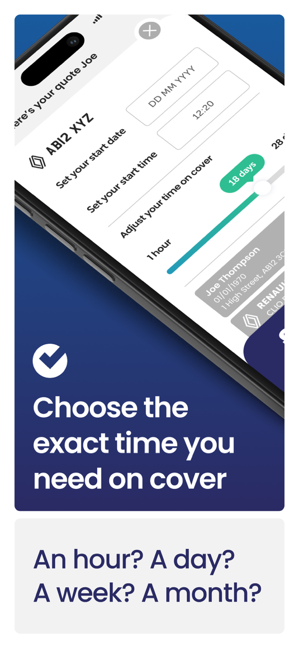 Covertime mobile app screenshot