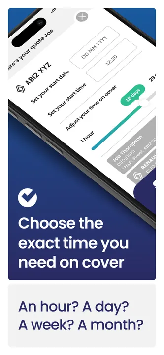 Covertime mobile app screenshot